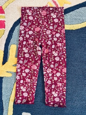 Leggings Gymboree Vintage 2T Romantic Garden 2004 Niñas Púrpura Floral Niño pequeño Foto 1 de 4