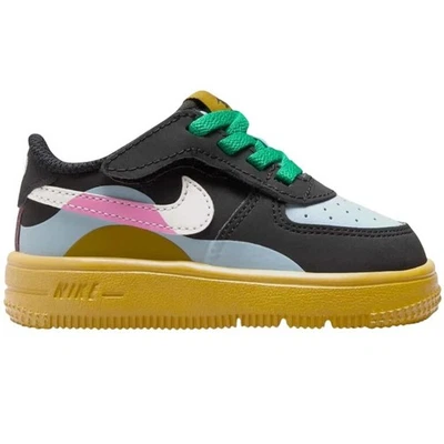 Nike Air Force 1 Low Toddler Kids Shoes Black Gold Green Pink Blue LV8 - Image 1 of 4