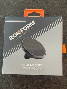 Support de ventilation double aimant ROKFORM - Extra fort - Compatible MagSafe - Montage uniquement - Photo 1 sur 3
