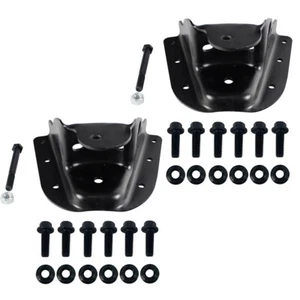 2PCS Rear Leaf Spring Suspension Shackle Bracket Kit For 1994-00 Chevy GMC Truck - Bild 1 von 9