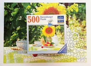 Ravensburger Jigsaw Puzzle 500 Pc Sunny Sweets Sunflower Honey Fruit #813322 - Foto 1 di 7