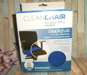 UBERZUG Clean Chair ~ BREATHABLE MESH OFFICE CHAIR SEAT COVER ~ Royal Blue - Picture 1 of 3