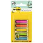 Post-it Notes Arrow Flags, 1-3/4" x 1/2", Assorted Bright Colors, Pack Of 100 F