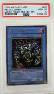 2002 YuGiOh Relinquished 1st Ed. MRL-029 Ultra Rare PSA 10 Gem Mint - Picture 1 of 3