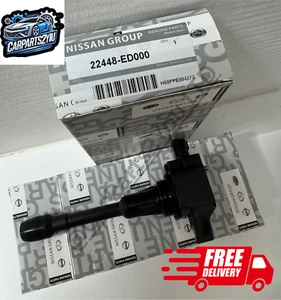 Genuine Nissan Qashqai Juke Micra Ignition Coil 22448ED000 224481HC0A 224481KT0A - Picture 1 of 2