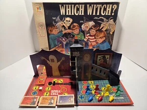 Quale strega vintage? Gioco da tavolo Haunted House Milton Bradley 85% completo 1971 - Foto 1 di 11
