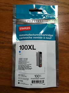 100 XL Cyan Remanufactured Cartridge - Picture 1 of 3
