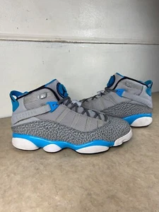 Size 10.5 AIR JORDAN SIX RINGS SIZE 10 WOLF GREY DARK POWDER BLUE 322992-006 - Picture 1 of 12