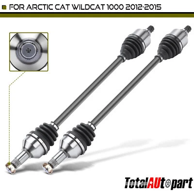 2x Nuevo conjunto de eje CV para Arctic Cat Wildcat 1000 2012-2015 delantero izquierdo y derecho Foto 1 de 4