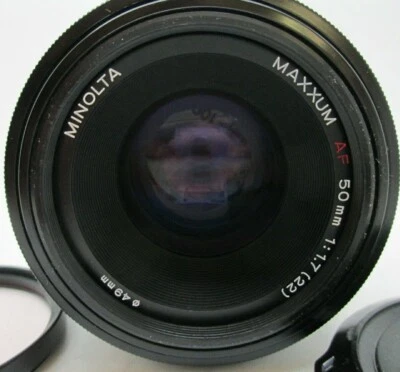 SONY 50MM F/1.7 AF MINOLTA PRIME LENS A Mount DSLR A99 A77 A68 A58 A57 WORKING - Image 1 of 3