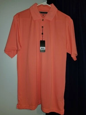 Pebble Beach - Performance Golf Polo Shirt / Color: Coral / Size: Medium Foto 1 de 4