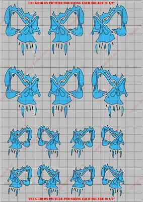 SKL1002P Super Skulls RC Body Vinyl Paint Mask/ Stencil Kit - Image 1 of 3