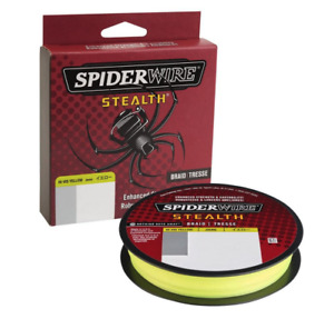 Spiderwire Stealth Braided Fishing Line, 65lb, 200yd, Hi-Vis Yellow