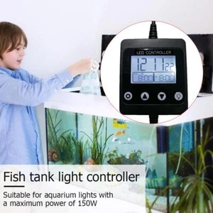 Aquarium Controller System LED Licht Timer Modulator LCD Display Aquarium Lampe - Bild 1 von 6