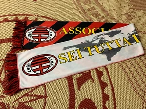 AC MILAN ITALY rare FOOTBALL SOCCER FAN SCARF - Picture 1 of 4