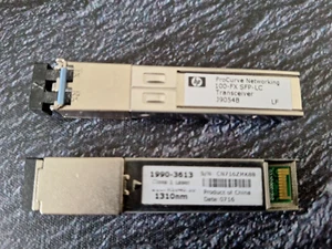 HP Procurve J9054B - 100 - Fx Sfp-Lc Émetteur-récepteur Module - 1990-3613 - - Afbeelding 1 van 3
