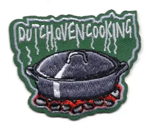 NIEDERLÄNDISCHER OFEN KOCHEN Aufbügeln Aufnäher Essen Camping Kochen Scouts - Bild 1 von 1