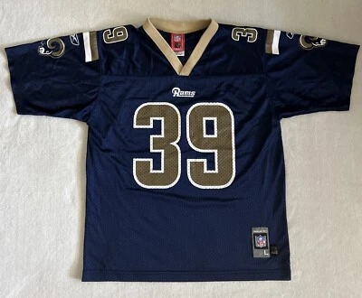 Camiseta Steven Jackson St Louis Rams Reebok Azul NFL Jóvenes Niños Grande L (14-16) Foto 1 de 4