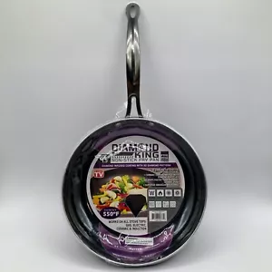 Diamond King 9.5" Non-Stick Fry Pan Ceramic Coat Oven Safe 550° PTFE/PFOA Free - Picture 1 of 5
