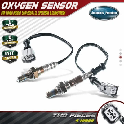 2x Up+Downstream Oxygen Sensors for Honda Insight 2001-2006 1.0L ECA1 Auto Trans - Image 1 of 4