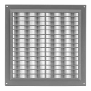 Rejilla de ventilación de aire gris 250 mm x 250 mm Las rejillas de ventilación de aire están diseñadas para ventilación - Imagen 1 de 2