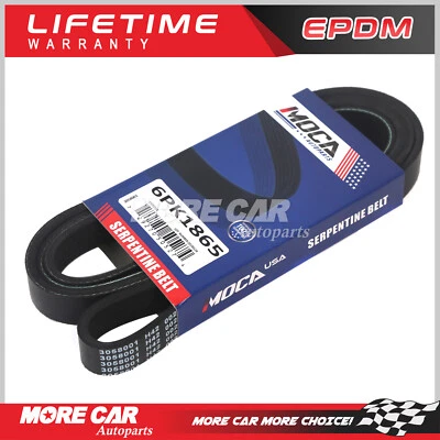 Cinturón Serpentine 6PK1865 para Audi Buick Chevrolet GMC Ford Oldsmobile Pontiac 911 Foto 1 de 4