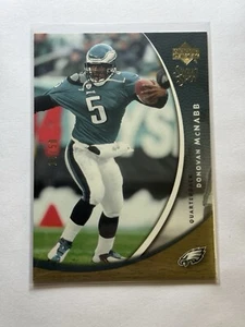 2004 Upper Deck Sweet Spot Gold /50 Donovan McNabb #72 Philadelphia Eagles SP - Picture 1 of 2
