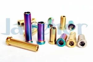 M6x11.5/18.5/22/30/33mm GR5 Titanium Pivot Nut For Bicycle Bike Caliper Brakes - Picture 1 of 20