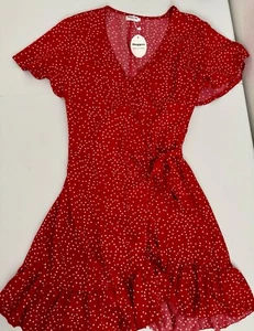 Naggoo Women’s Summer Wrap V-neck Dress (XL) - Picture 1 of 6