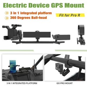 Support GPS appareil électrique pour téléphone Polaris RZR PRO R/4 22+, GoPro, support radio - Photo 1 sur 24