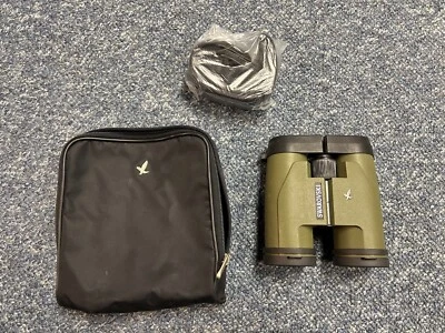 Swarovski SLC 10x42 WB Habicht Binoculars Green Case Caps Neckstrap - Excellent - Image 1 of 4