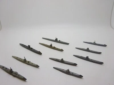 Wiking: Konvolut 10  U-Boote  (Nr.3 GK66) - Bild 1 von 2