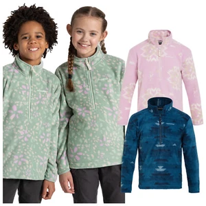 Craghoppers Junior Calke Media Cremallera Polar Chaqueta Jersey Niños Niñas Cálida Luz - Imagen 1 de 12