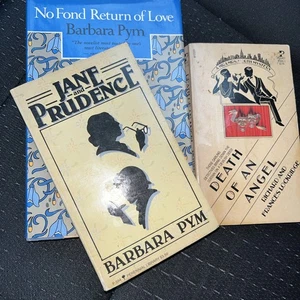 Barbara Pym Paperback / Hardback Vintage Book Lot PLUS Vintage Paperback - Picture 1 of 9