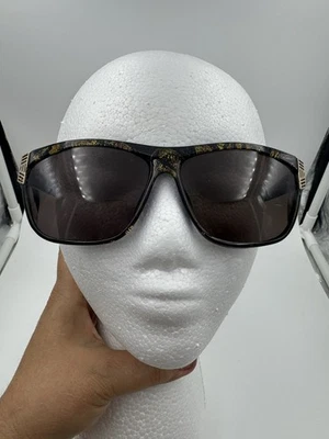 Christian Dior Sunglasses Women 2436 50 63 Black Marble Glitter Blue Germany - Image 1 of 4