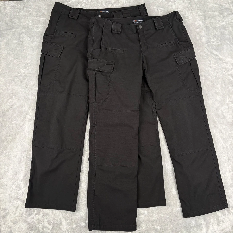 Лот из 2 - 5.11 Tactical серии женщин грузовой брюки черный размер 14 обычный 36 x 30 - Изображение 1 из 4