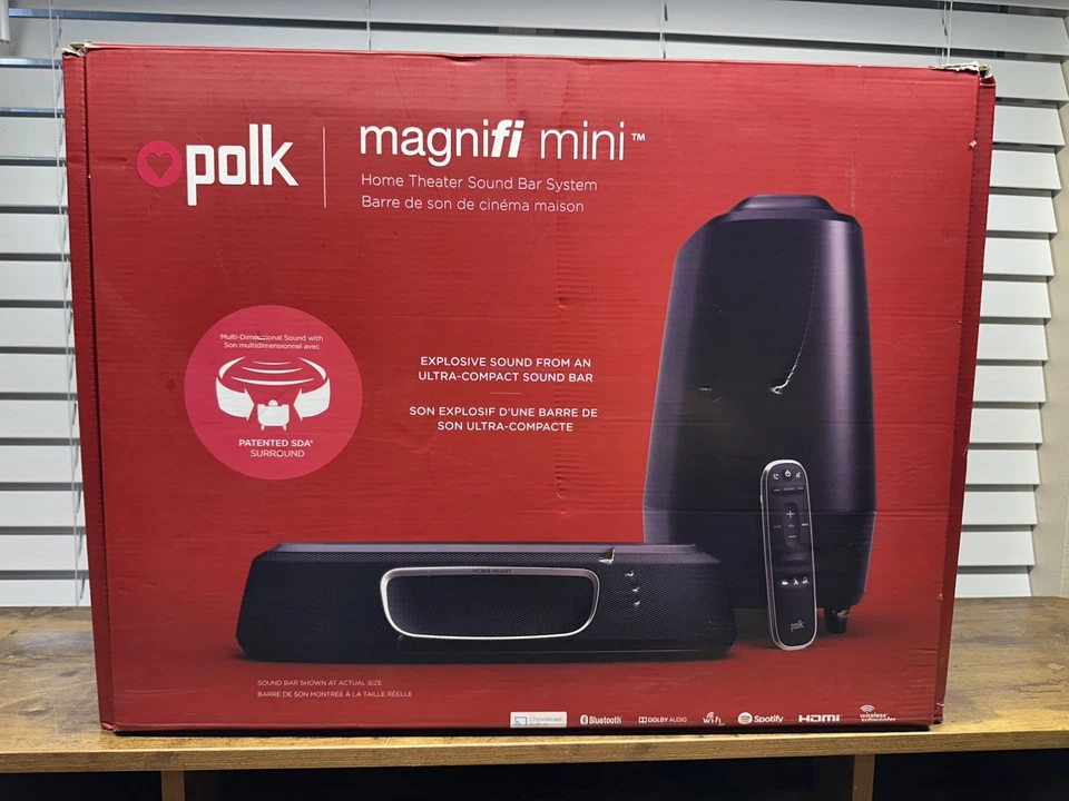 Polk MagniFi Mini Home Theater Soundbar System - Black (AM9114-A) - Image 1 of 4