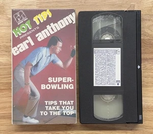 Earl Anthony Hot Tips Presents Super Bowling VHS Video Tape Vintage Instruction - Foto 1 di 3