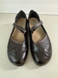 Scarpe Naot Brown Mary Jane taglia 38/7,5 hippie boho festival artsy hook loop - Foto 1 di 7