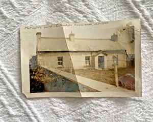 Old Irish Photo Photograph - Home Cottage in Roscommon, Ireland - Picture 1 of 6