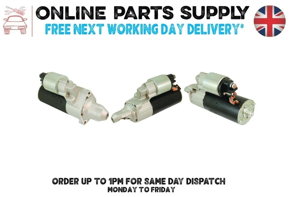 Starter Motor For Mercedes SL 500 Petrol 2011 to 2012 1.7kW - Image 1 of 4