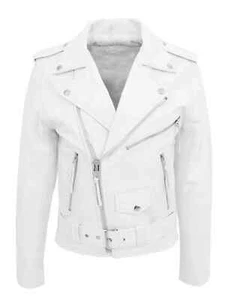 Premium Mens Zipper Classic PU Leather Jacket Leather Bikers Leather Jacket - Picture 1 of 5