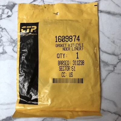 1609874 Cylinder Liner Gasket Kit for Caterpillar CAT 3406 3406B 3406C Engine - Image 1 of 4