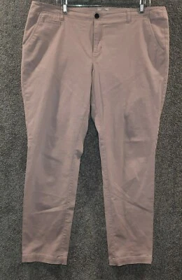 Jeans Merona Feminino Macio Rosa Skinny Tamanho 16 Ajuste Moderno Elástico Usado  - Imagem 1 de 4