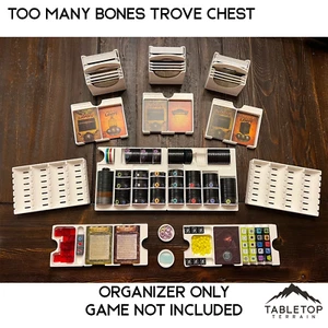 Too Many Bones Trove Chest Juego de Mesa Inserto/Organizador - Imagen 1 de 24
