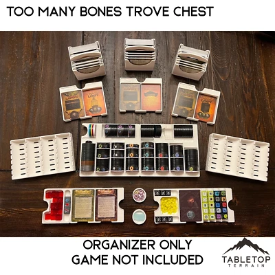 Too Many Bones Trove Chest Board Game Insert / Organizer - Image 1 of 4