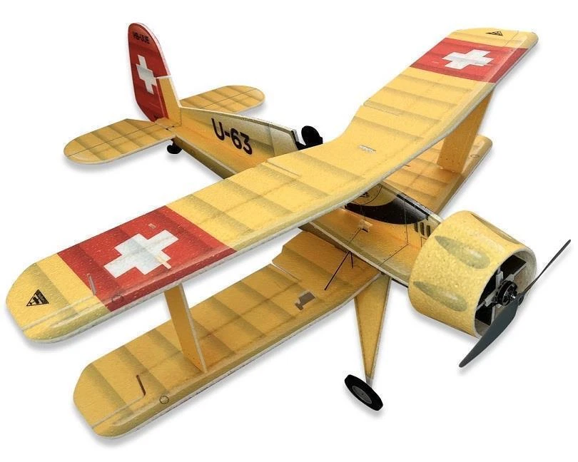 RC Factory Doppeldecker Bücker Jungmeister (gelb) / 775 mm / 16021 - Bild 1 von 1