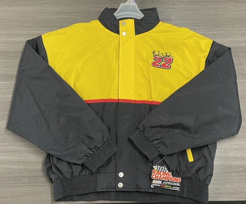 Vintage NWT Ward Burton CAT NASCAR Racing Jacket Mens XXL 2XL Embroidered #22 Cover