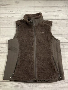Predator Women’s Size XL Brown Fuzzy Sherpa Full Zip Vest - Picture 1 of 8