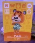 Tarjeta amiibo PUDGE Animal Crossing Series 1 #064 de Nintendo